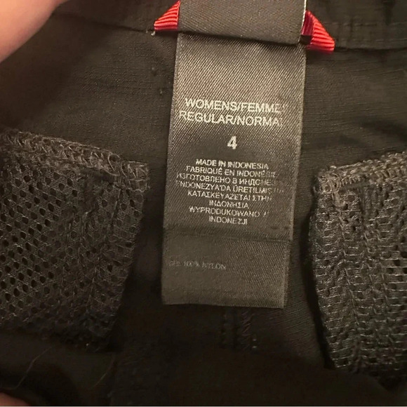 The North Face Mid Length Rip Stop Shorts Black Size 4 - Picture 6 of 10